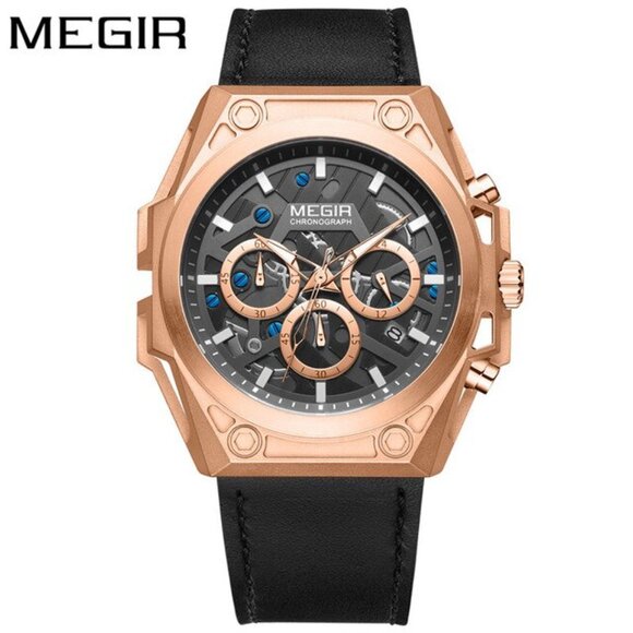 MEGIR Chronograph Quartz Watch – Stylish & Durable - Picture 1 of 14